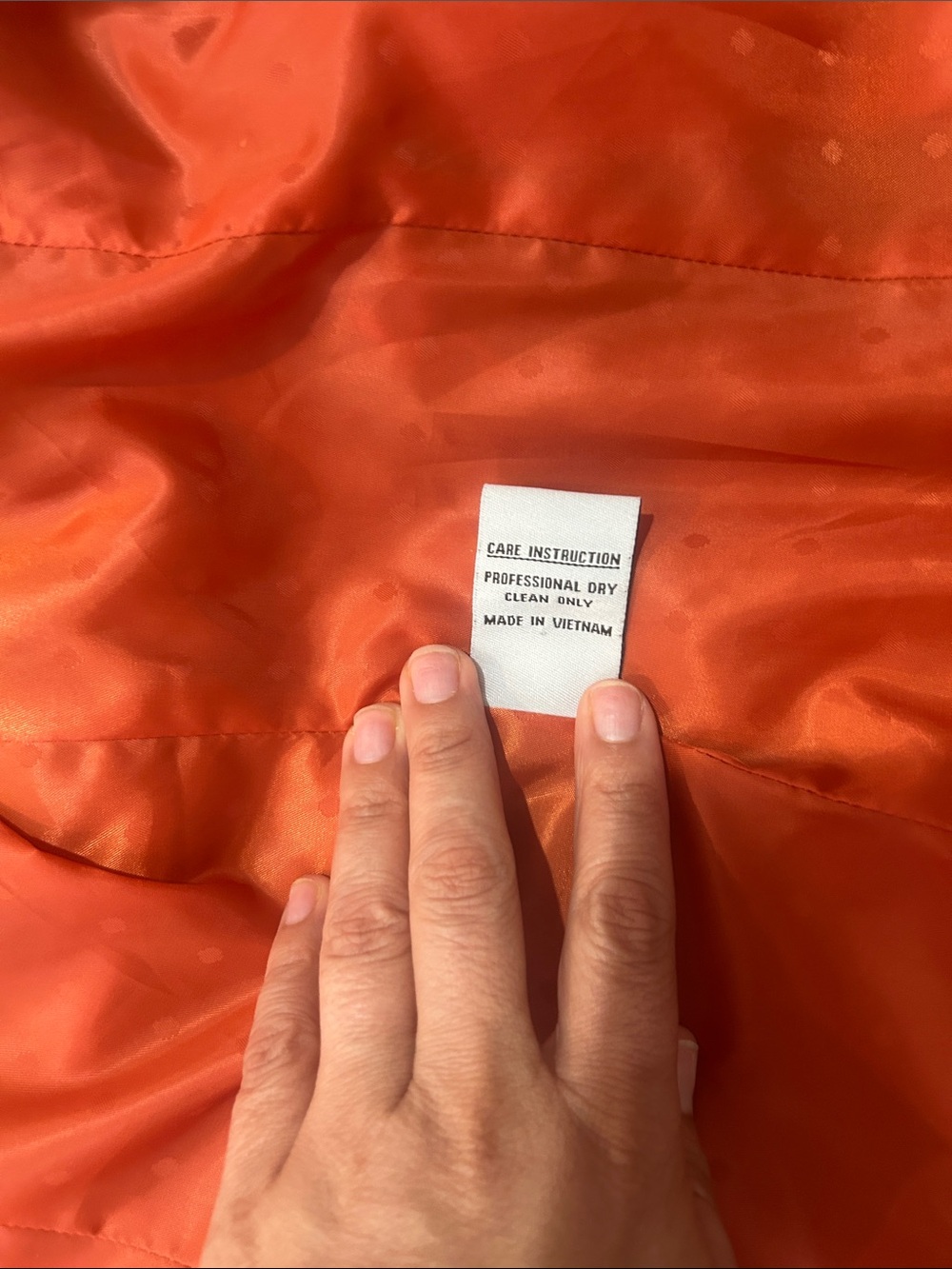 Jessica Simpson medium size orange coat - Picture 4 of 5